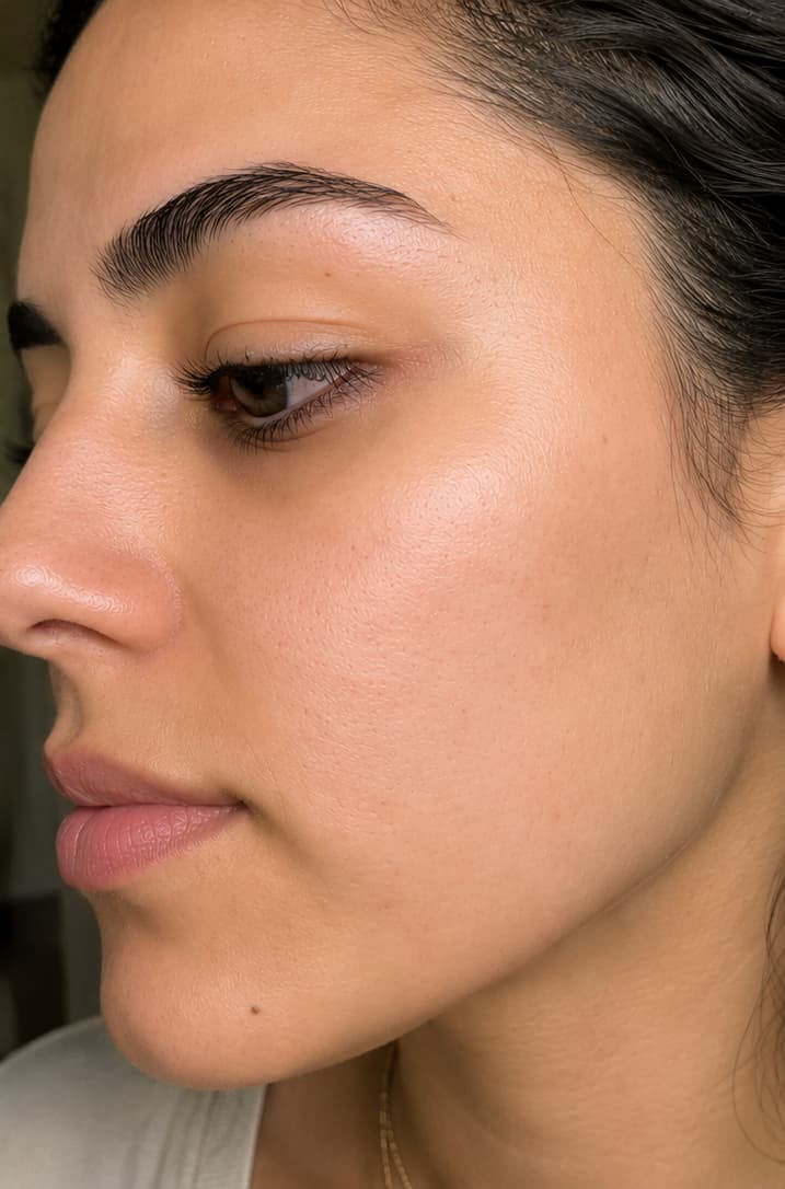 Laser médical — réduction ciblée — après