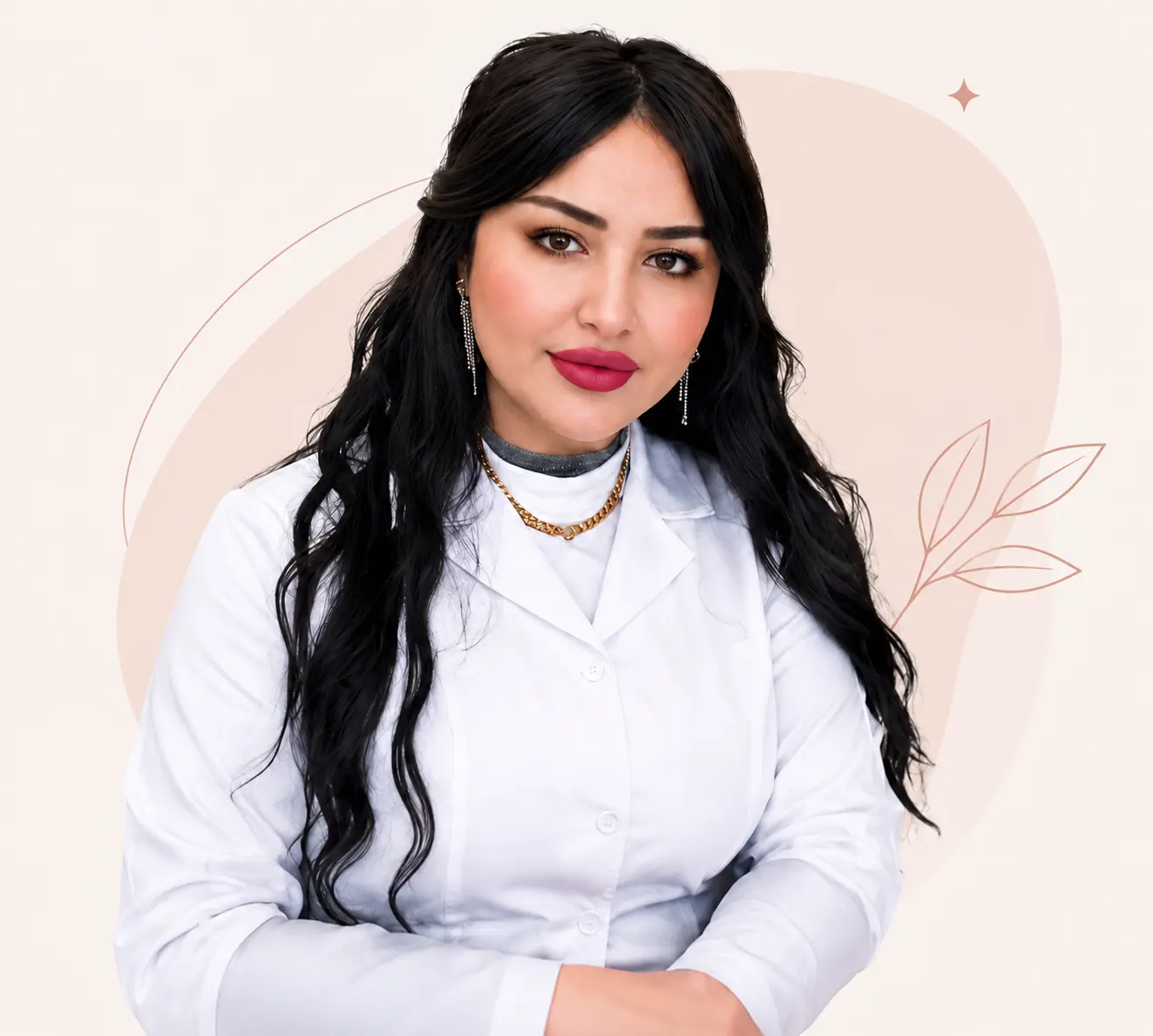 Portrait du Dr. Rahoubi Imane, dermatologue et médecin esthétique à Khouribga